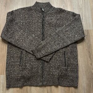 Classic Old Man Cardigan Zip Up